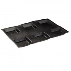 Molde Microperforado 2Pzs Cuadrado 8,5X8,5Cm 6+6Un Silicona Martellato