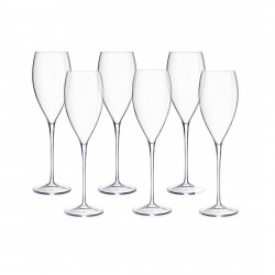Set De 6 Copas Flauta 32Cl Magnifico Luigi Bormioli