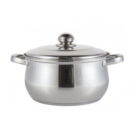 Batería de cocina 10 piezas Dussel acero inoxidable ollas y cacerolas para cocinas a gas inducción y vitrocerámica