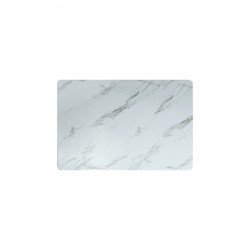 Tabla Rectangular 31X22Cm White Marble Contour