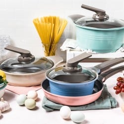 Batería De Cocina 7 Piezas Vintage Roichen