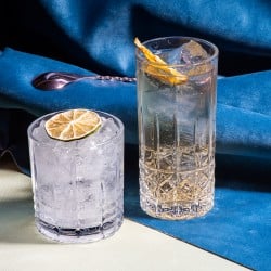 Set 6 Vasos Alto 36Cl Vintage Diamond Fta