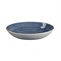 Plato Hondo 21Cm Terra Azul Coupe Ariane