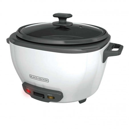 Olla Arrocera Blanca RC5225-CL Black+Decker, ideal para tu cocina, fácil de usar y limpiar.