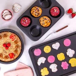 Set Repostería 3 Pzs Negro Magnolia Roichen