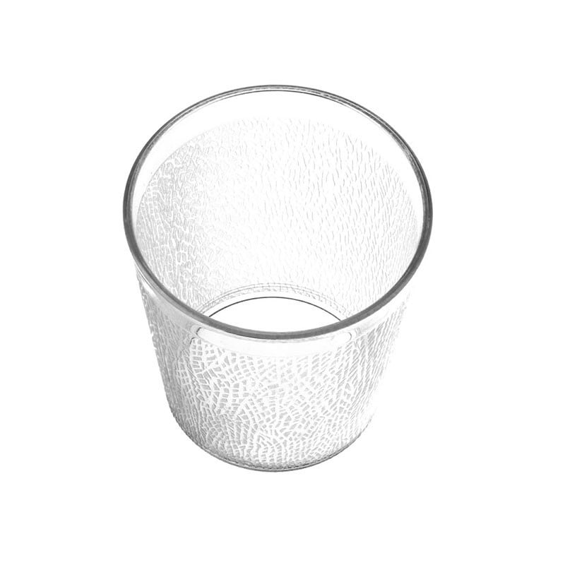 Vaso whisky bajo Policsan Empedrado 270ml Rinox. Diseño elegante y resistente para disfrutar tu whisky. Cristalería fina.