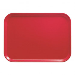 Bandeja Fibra Roja 35,5X46Cm Cambro