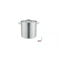 Fondo Con Asas Y Tapa 98Lt Inoxidable 50X50Cm E10909 Rinox