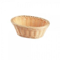 Cesta Inclinada Policarbonato Rattan 25X46X15 Y 5Cm Sunnex