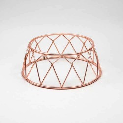 Soporte Exhibidor Antideslizante Corona Cobre 30Cm Efay