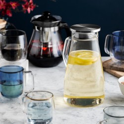 Jarro Borosilicato 1,7Lt Con Tapa De Acero Marsella Lugano