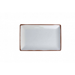 Plato Rectangular 21X13Cm Arena Terra Ariane