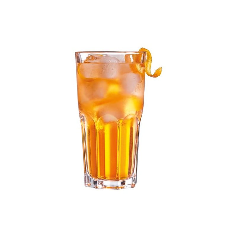 Set 6 Vasos Refresco Alto 310ml Granity Arcoroc vidrio cóctel jugo diseño elegante restaurante bar hogar Chile