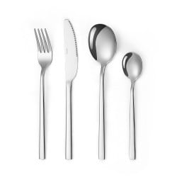 Set Cuberteria 24 Pzs Acero Urban Fta