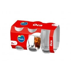 Set 6 Vasos Alto 30Cl Oca Fta