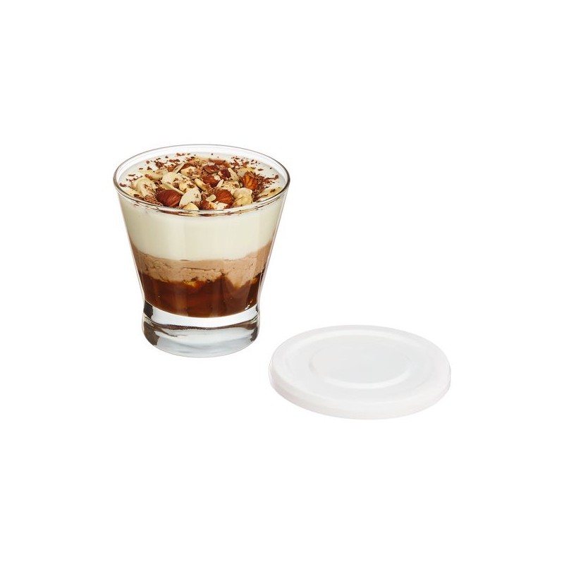 Set 12 Vasos Bajos 250ml Shetland Arcoroc para postres helados y aperitivos diseño elegante mesa y cocina hogar