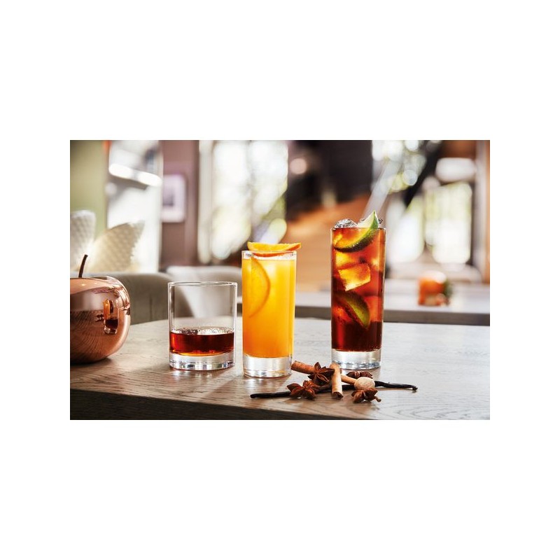 Arcoroc Islande - Set Di 6 Bicchieri Old Fashioned Da 30cl Per Whisky, Vetro Temprato Super Resistente - Foto 4