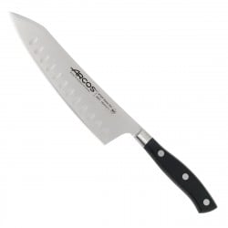 Cuchillo Santoku 18Cm Riviera Negro 233100 Arcos