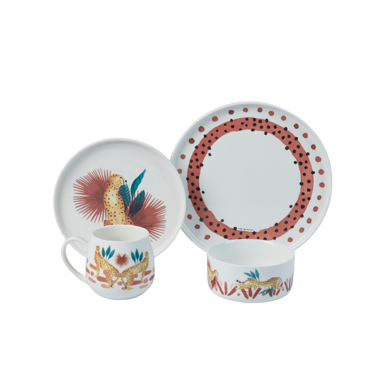 Set Vajilla 24 piezas Print...