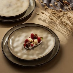 Set 6 Platos 21Cm Granito Lugano
