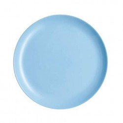 Plato Bajo 27Cm Celeste Diwali  Luminarc