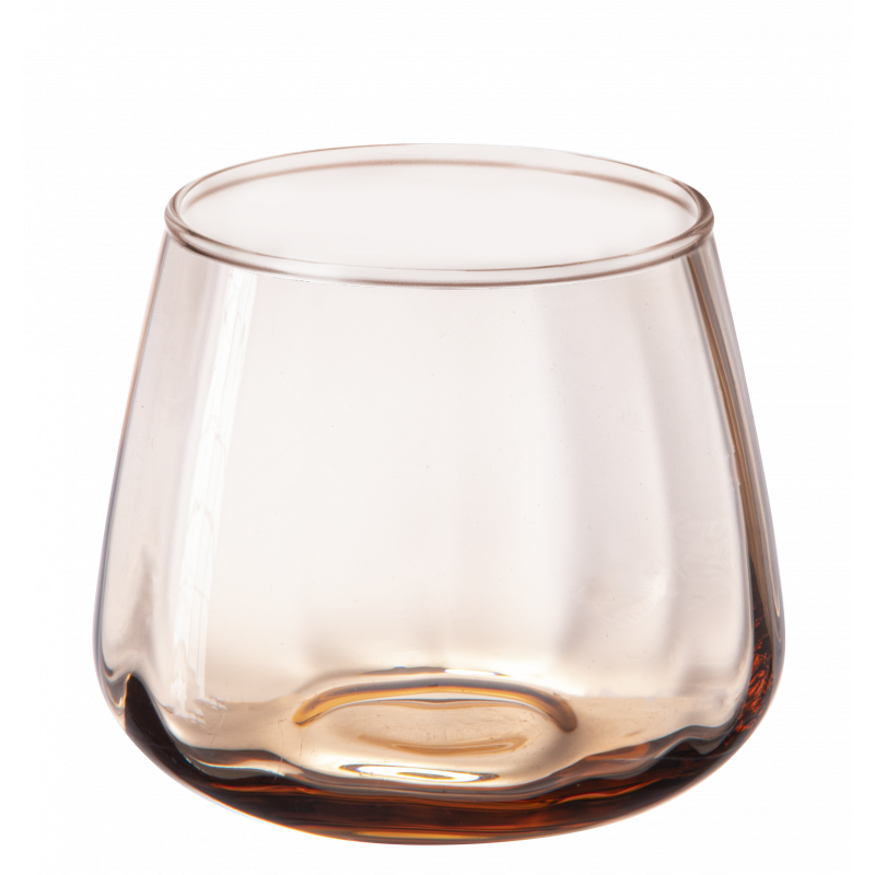 Set 4 Vasos Bajos 400ml Oro...