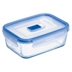 Fuente Rectangular Con Tapa Hermética 380Ml N6682 Pure Box Luminarc
