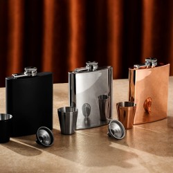 Set Bar 4 Pzs Licorera Cobre Lugano