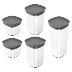 Set 5Pzs Contenedores Gris Ou