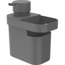 Dispensador De Detergente Y Organizador Gris 650Ml Trium Ou