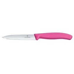 Cuchillo Mondador Swiss Classic Color Rosado. Hoja 8 Cm. Victorinox