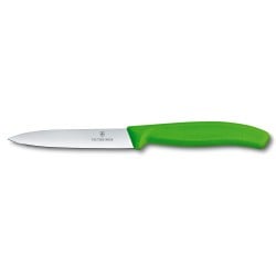 Cuchillo Mondador Swiss Classic Color Verde. Hoja 10 Cm. Victorinox
