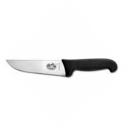 Cuchillo Carnicero Fibrox Color Negro. Hoja 16 Cm. Victorinox