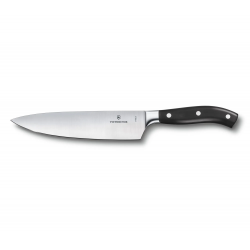 Cuchillo Para Chef Forjado Grand Maître Color Negro. Hoja 20 Cm. Victorinox