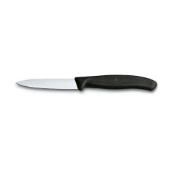 Cuchillo Mondador Swiss Classic Color Negro. Hoja 8 Cm. Victorinox