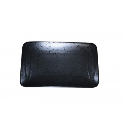 Plato Rectangular 21X13Cm Cinder Black Ariane
