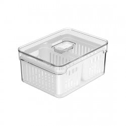 Organizador Para Refrigerador Clear Fresh 2 Cestas 2,2Lt Ou Ou