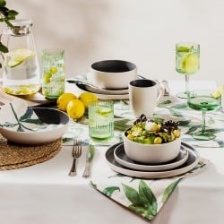 Set De 4 Servilletas 40X40Cm Olive Lugano