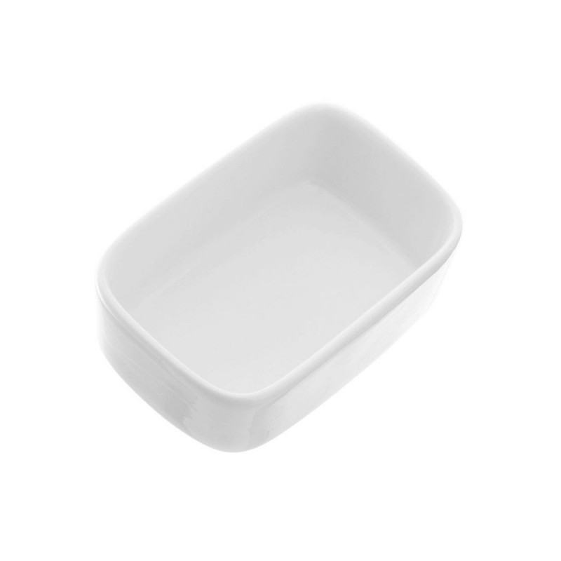 Porta Sachet 10x7cm Banket Wolfen blanco rectangular para cocina y mesa