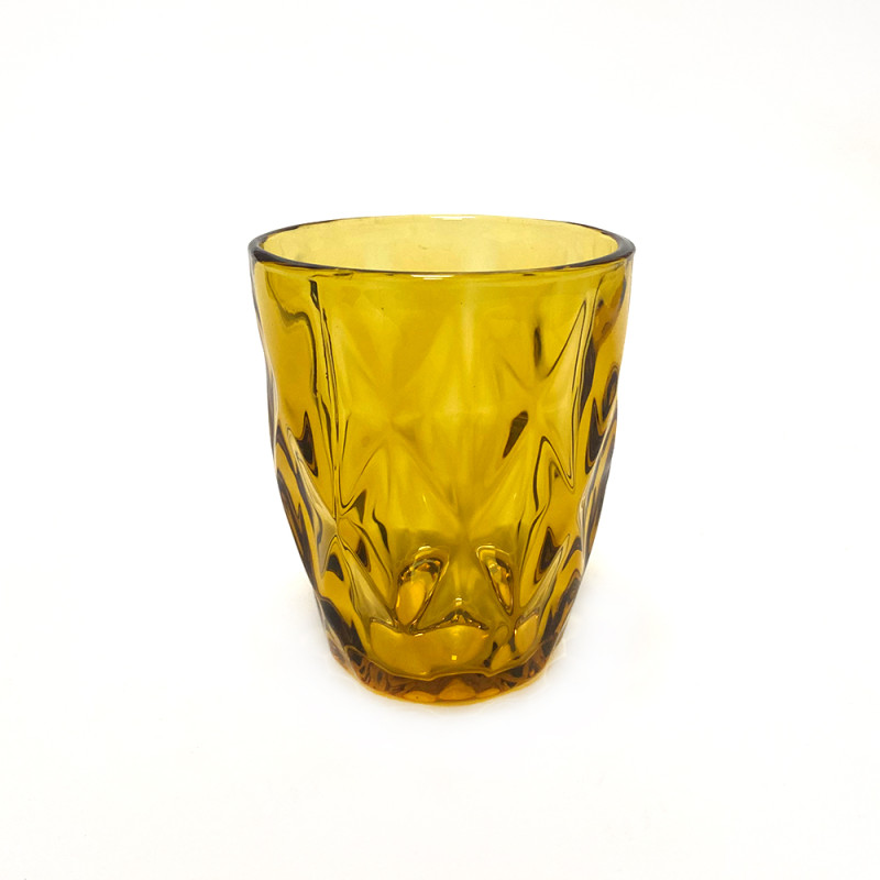 Set 4 Vasos Bajo 24cl Ámbar...
