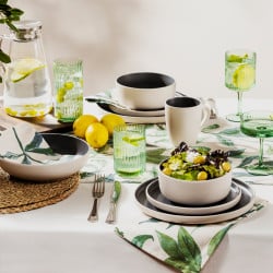 Set Vajilla 20 Piezas Olive Lugano
