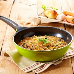Wok Cerámica Roichen 28 Cm Color Verde