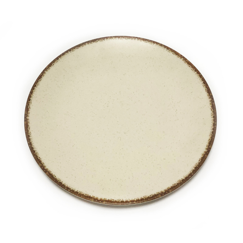 Plato Bajo Melamina Ivory...