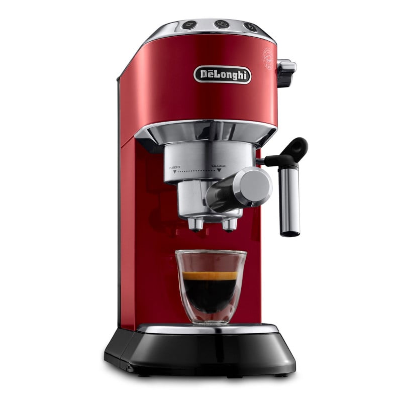 Cafetera 1,1lt Roja Dedica...