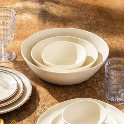 Bowl Melamina Ivory 13X5Cm Lugano