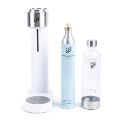 Máquina Gasificadora Blanca Con Cilindro Y Botella Go2