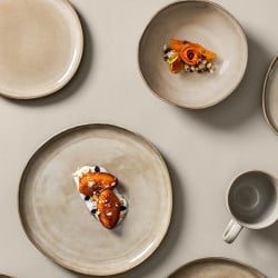 Set Vajilla 16Pzs Raw Sand Lugano