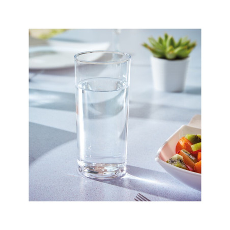 Set 6 Vasos Alto Whisky Princesa Arcoroc 350ml. Elegantes vasos para whisky, agua o jugos. Cristalería fina y resistente.