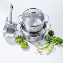 Batería De Cocina Zwilling Flow 9 Piezas