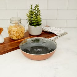 Sartén Antiadherente 28Cm Con Tapa Copper Simplit